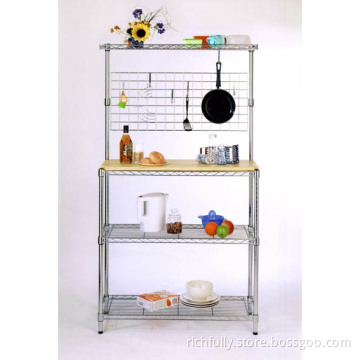 Modern Practical Stainless Steel Kitchen Storage Rack